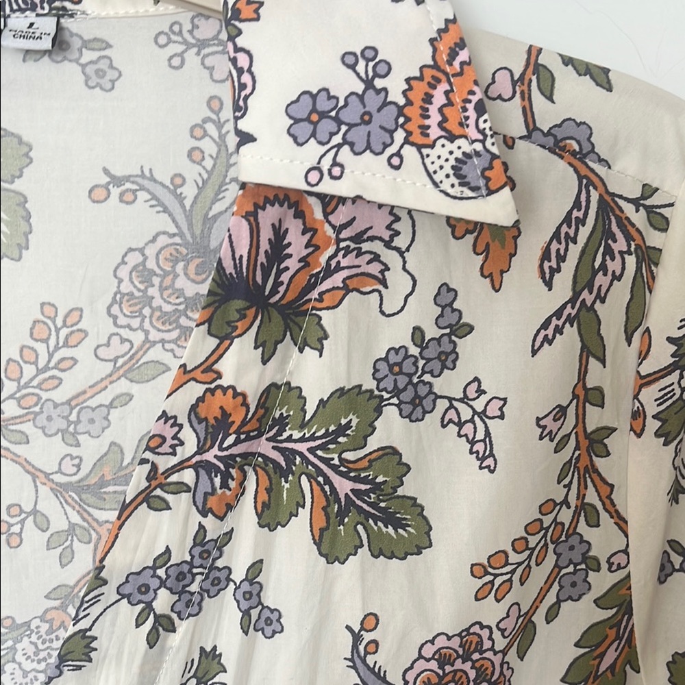 Floral Print Women's Dress - Picture 3 of 6